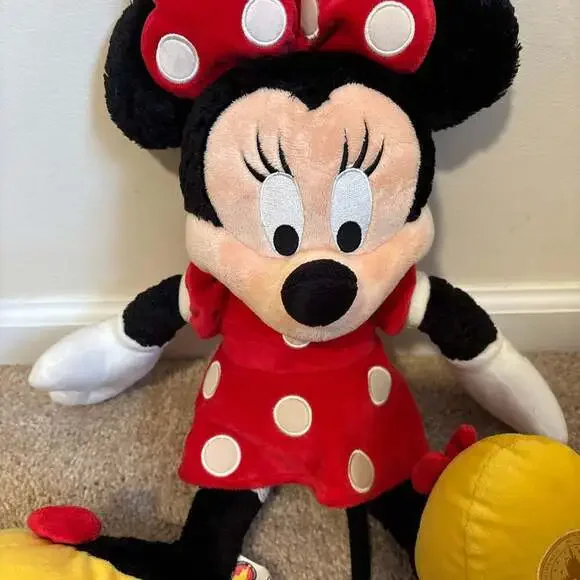 Authentic Disneyland Disney World Stuffed Minnie Mouse 24" Tall - Picture 3 of 6